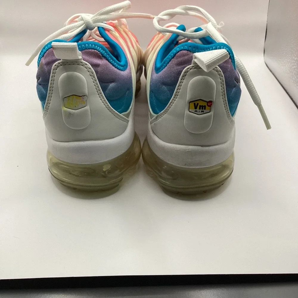 Ladies Nike Air VaporMax Plus Lava Glow Pink Blue Shoes Sneakers Size‎ 9